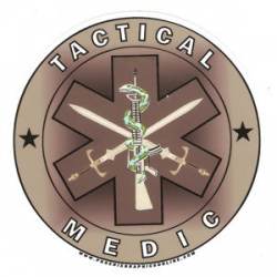Tactical Medic Swords - Vinyl Sticker