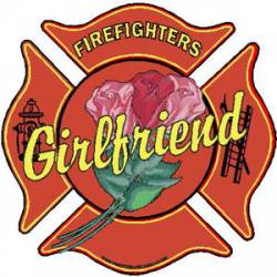 Firefighters Girlfriend - Decal