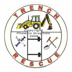 Trench Rescue - Vinyl Sticker