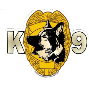 K9 Police Decal