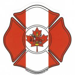 Canadian Maltese Cross - Sticker