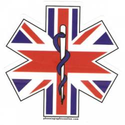UK Star Of Life - Sticker