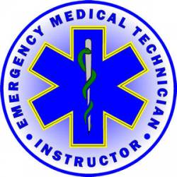 Emergency Medical Technician EMT Instructor - Decal