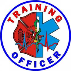 Fire EMS Training Officer - Vinyl Sticker
