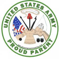 United States Army Proud Parent - Decal