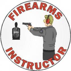Firearms Instructor - Vinyl Sticker