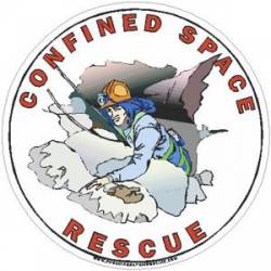 Confined Space Rescue - Sticker