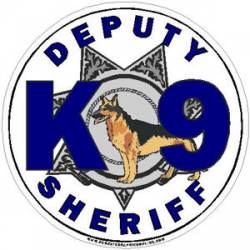 7 Point Deputy Sheriff K-9 - Decal