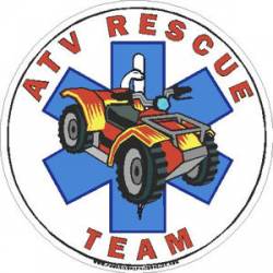 Star of Life ATV Rescue Team - Decal