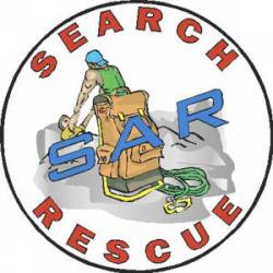 Search & Rescue Hiker - Decal