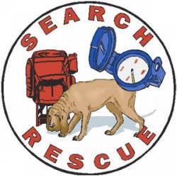 Bloodhound Search & Rescue - Decal