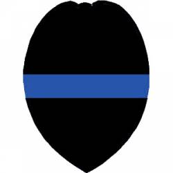 Thin Blue Line Police Badge Shield - Sticker