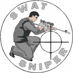 SWAT Sniper - Vinyl Sticker