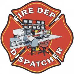 Fire Department Dispatcher - Decal
