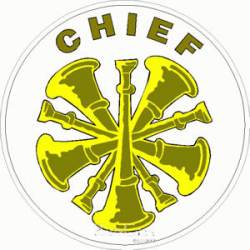 Fire Chief Bugles - Decal