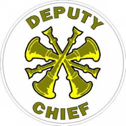 Deputy Fire Chief Bugles - Decal