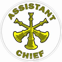 Assistant Chief Bugles - Sticker