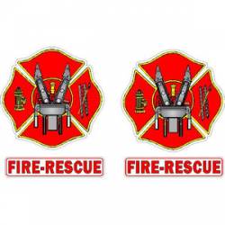 Fire-Rescue - Helmet Decal Pair