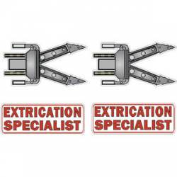 Extrication Rescue Specialist - Helmet Decal Pair