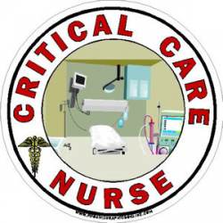Critical Care Nurse - Decal