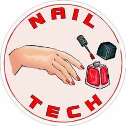 Nail Tech - Vinyl Sticker