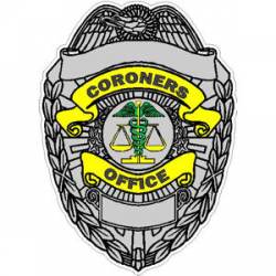 Coroners Office Badge - Decal
