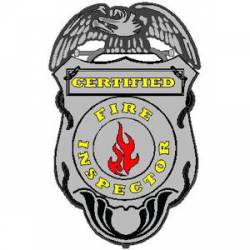Certified Fire Investigator - Decal