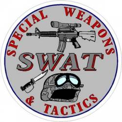 Swat Special Weapons & Tactics Gear - Vinyl Sticker