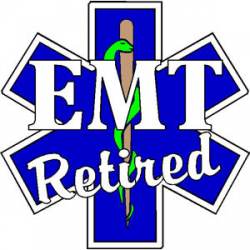 EMT Retired - Decal