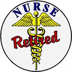 Nurse Retired - Decal