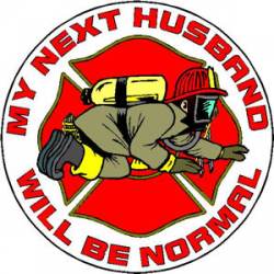 My Next Husband Will Be Normal - Decal