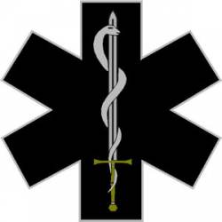 Tactical Medic Star of Life - Sticker