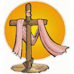 Cross Religious - Sticker