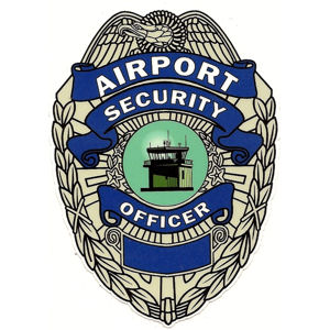Airport Security Badge Decal