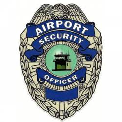 Airport Security Badge - Decal