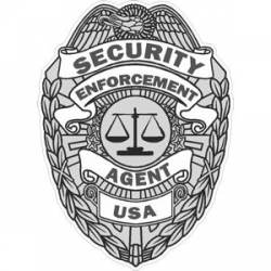 Security Enforcement Agent Badge - Decal
