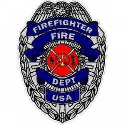 Firefighter Badge - Decal