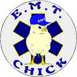 EMT Chick - Decal