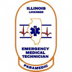Illinois EMT Paramedic - Sticker