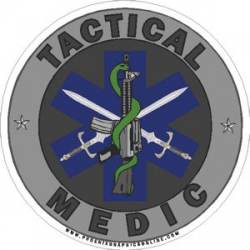 Tactical Medic Swords & Star Of Life - Decal