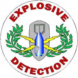 Explosive Detection - Decal
