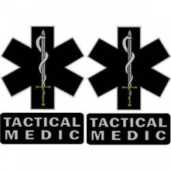 Tactical Medic - Helmet Decal Pair