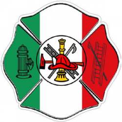 Italian Maltese Cross - Sticker