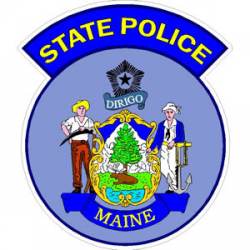 Maine State Police - Light Blue Sticker