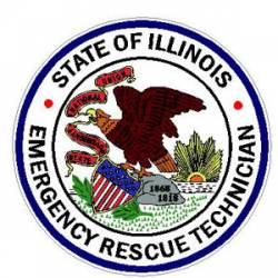 Illinois Emergency Rescue Technician - Sticker