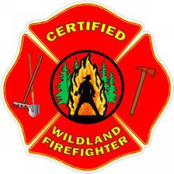 Certified Wildland Firefighter - Decal