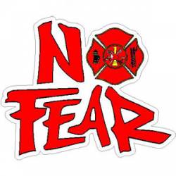 No Fear Firefighter - Decal