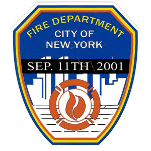 FDNY September 11th Decal