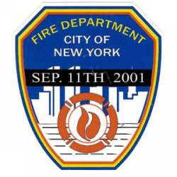 FDNY September 11th - Decal