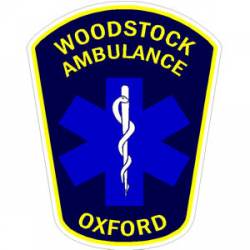 Woodstock Ambulance Oxford - Sticker